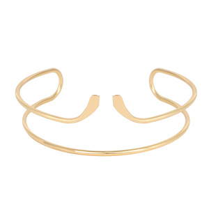 All'ingrosso della moda delle signore della sposa dorato metallo bracciale di apertura onda <span class=keywords><strong>serpente</strong></span> <span class=keywords><strong>braccio</strong></span> bracciale per le donne - Product Image 6