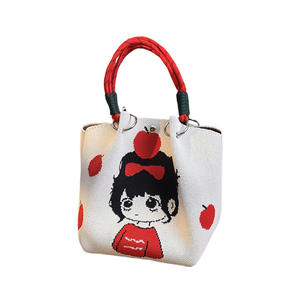 Nuevo Diseño <span class=keywords><strong>de</strong></span> Alta Calidad, Bolso <span class=keywords><strong>de</strong></span> Mano Personalizado, Bolso Tipo Cubo, Bolso Tote, Bolso <span class=keywords><strong>de</strong></span> Hombro, Tejido, Portátil, Mediano, <span class=keywords><strong>de</strong></span> Poliéster - Product Image 2