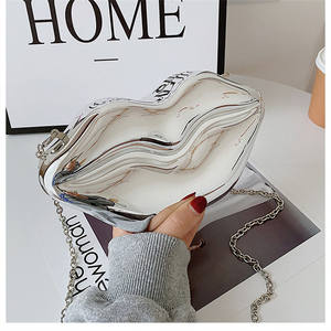 <span class=keywords><strong>Sac</strong></span> à lèvres volumineux et amusant, nouveau design européen et américain, <span class=keywords><strong>sac</strong></span> à dîner avec chaîne, chaîne scintillante, <span class=keywords><strong>sac</strong></span> à bandoulière pour rouge à lèvres - Product Image 5