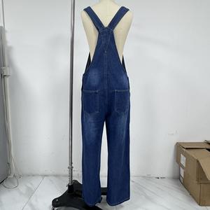 पुरुषों की जींस डेनिम डंगरे ने बीब और ब्रेस की ओवरऑल पैंट को ओवरऑल किया - Product Image 3