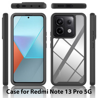 Étui de téléphone portable antichoc pour Redmi Note 13 Pro 5G, coque hybride PC et TPU