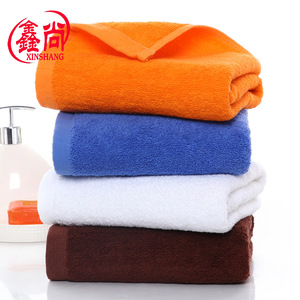 Toalla de baño Xinshang de 50x80cm, absorbente, de algodón puro, de color sólido, para uso en el baño del hotel - Product Image 4