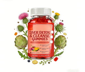 Gummies Détoxifiantes pour le <span class=keywords><strong>Foie</strong></span> avec Chardon-Marie et Artichaut |   Complément alimentaire végétalien pour la purification du <span class=keywords><strong>foie</strong></span> et le soutien des enzymes digestives - Product Image 6