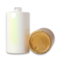 Flacon de parfum Vente en gros en Chine Flacon compte-gouttes pour le corps Huile en verre dépoli Rond Jaune 50ml 100ml Flacon de parfum