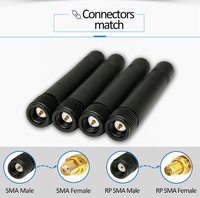 Antena Wlan SMA de goma WIFI externa de 50MM 2,4 GHz 5,8 GHz para ESP32