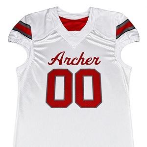 Jersey de Fútbol Americano Personalizado 2026 con Impresión por Transferencia de Calor, Unisex, Cuello en V, Uniforme de Equipo, Absorbe la Humedad, Talla Grande - Product Image 1