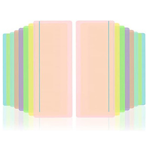 Transparent PET Plastic Water Resistant 14 Colors Letterpress Printed Rectangular Cartoon Simple Style Promotional <b>Bookmarks</b> - Product Image 1