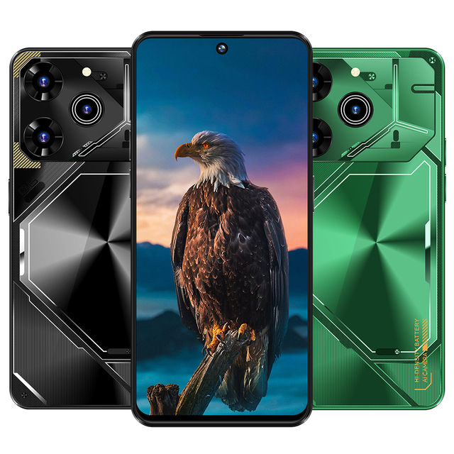 Hot Selling 7.3 Inch 5G Smartphone 8000 MAh Original Pova 6 Pro Mobile Phone 16GB+1TB Android 14.0 Cellphones