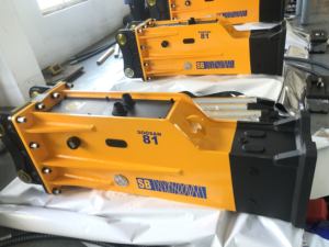 Martillo Hidráulico Silencioso SOOSAN SB81, Nuevo Tipo de Caja, para Excavadoras Pesadas de 18-26 Toneladas, para Trabajos de Demolición y Construcción - Product Image 2