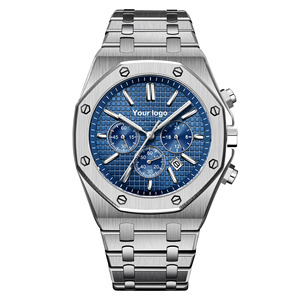<span class=keywords><strong>Orologi</strong></span> <span class=keywords><strong>da</strong></span> <span class=keywords><strong>Polso</strong></span> Personalizzati alla Moda, Resistenti all'Acqua, in Acciaio Inossidabile, con Movimento <span class=keywords><strong>al</strong></span> <span class=keywords><strong>Quarzo</strong></span> Multifunzione <span class=keywords><strong>per</strong></span> Uomo - Product Image 1