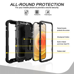 ZA 360 Full Hybrid Funda a prueba de golpes para LG Velvet Case Luxury Anti-Knock Finger Ring Stand Cover para LG Velvet Coque - Product Image 4