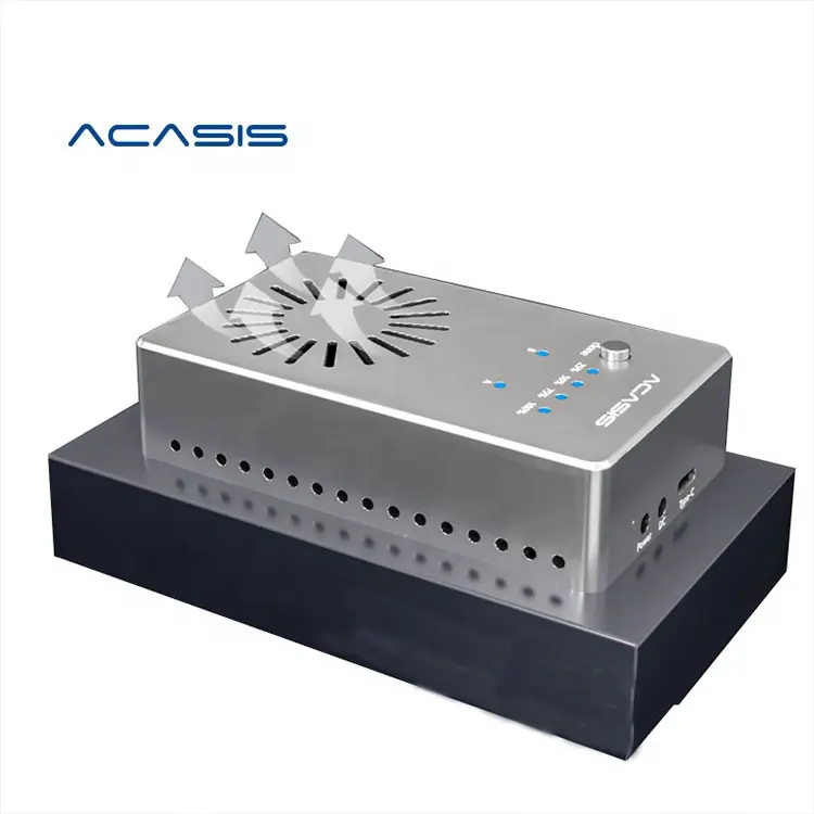 냉각 팬이 내장된 Acasis M.2 NVME SSD 케이스 M.2 NVME 2242 2260 2280 SSD용 C M2 NVME SSD 인클로저