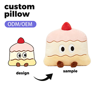 Ujoy Gift Factory Coussins en peluche doux en forme de poire, jouets en peluche moelleux, oreillers poupées, personnalisables avec design de poupée