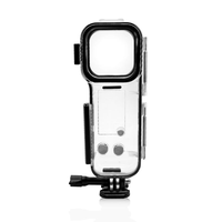 Étui étanche pour caméra sportive DJI OSMO Pocket 3, 60M+316, en acier inoxydable, antichoc, anti-poussière, PC+ verre trempé, accessoire