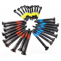 Extracteur de cylindre de serrure, extracteur de griffe de serrure, outil de démontage et de remplacement de manivelle cassée, vis 4.2/4.8/5.5mm, rouge