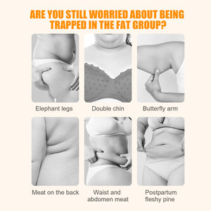 Crème de massage amincissante pour le corps, logo personnalisé, naturelle et biologique, pour sculpter la taille, brûler la graisse du <span class=keywords><strong>ventre</strong></span>, pour femmes et hommes - Product Image 4