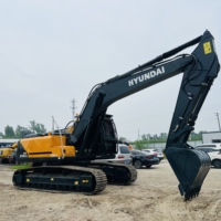 Offre Spéciale : Excavatrice sur Chenilles Hydraulique Hyundai HX220HD d'Occasion, Moteur Diesel, PLC, Modèle 2024, d'Origine Coréenne, pour Usage Municipal