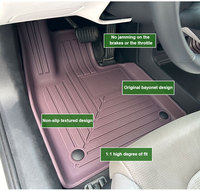 SONSANG coloré tapis de voiture de sol noir Beige blanc gris violet beaux tapis de voiture pour les femmes cadeau