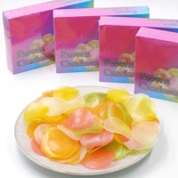 Délicieuses chips de crevettes/cracker de crevettes/cracker de crevettes croustillantes et salées, procédé de roulage, emballage OEM en boîte et en sachet