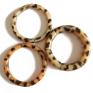 <span class=keywords><strong>Bracelet</strong></span> élastique imprimé animal en tube de gelée tortue de 8 mm, sans métal, tendance - Product Image 5