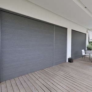 Portes de sécurité pour entrepôt commercial Volet roulant à moteur Acier blanc Coupe-vent Prix raisonnable <span class=keywords><strong>Porte</strong></span> de garage - Product Image 1