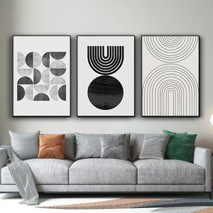 Hiện Đại Văn Phòng Trang Trí Nội Thất Nghệ Thuật Trừu Tượng Bức Tranh Tường Vải In Trung Bình Vẫn Còn Sống In Kỹ Thuật Số - Product Image 2