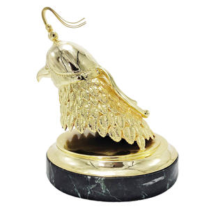 Testa di uccelli con Base in marmo di lusso moderno personalizzato trofeo Souvenir in metallo artigianato trofeo di falco per regali di eventi aziendali - Product Image 4
