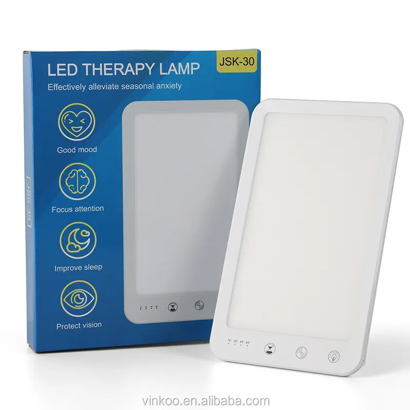 10000lux 5 레벨 디밍 터치 컨트롤 화이트 따뜻한 행복한 에너지 기분 슬픈 치료 램프