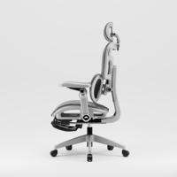 Chaise de bureau ergonomique 6D avec accoudoirs, confortable, entièrement en maille, moderne, inclinable, avec soutien lombaire, chaise de bureau ergonomique