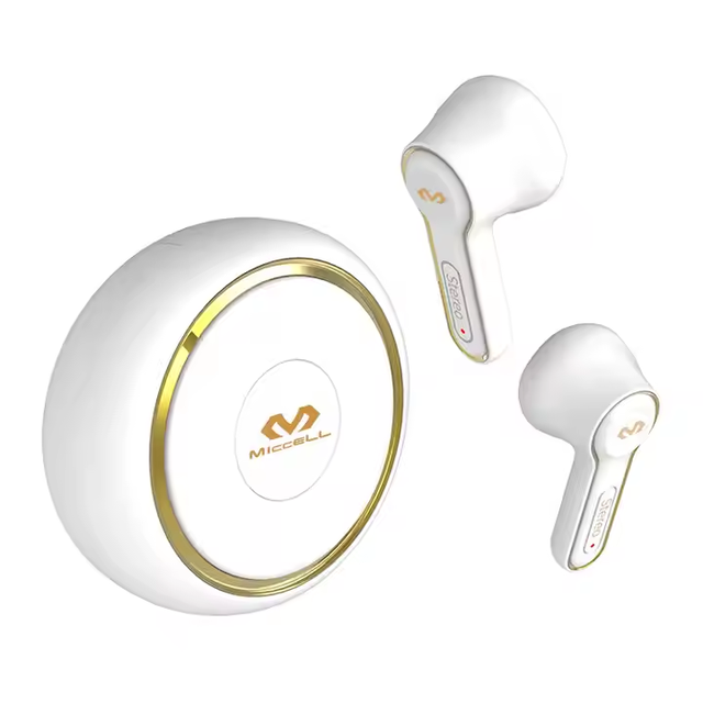 Semi-in-ear Wireless Earbuds TWS with ENC Noise Cancelling LED Battery Indicator for 5.3 for Sports Use