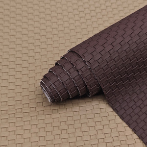 PVC Woven Texture Leather <b>Car</b> Seat Cover All Season Modern Interior <b>Decoration</b> - Product Image 3