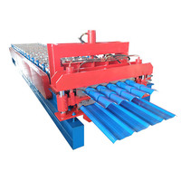 Machine de formage à rouleaux double couche économique pour la fabrication de tuiles métalliques – Équipement de production de toitures métalliques