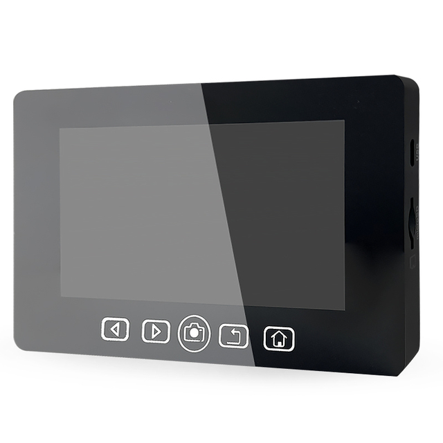 Hidden Camera Surveillance System Photographing Monitoring Video Recording 4.3 Inch Smart Door Viewer