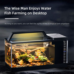 Kits de réservoir de poissons de démarrage autonettoyant bureau petit réservoir de poisson intelligent Betta avec filtre éclairage chauffage - Product Image 6