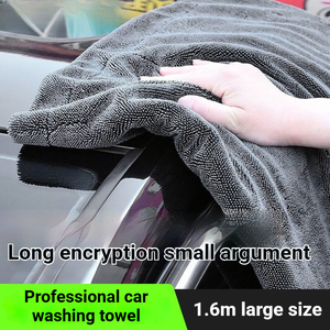 1/<span class=keywords><strong>2</strong></span> Piezas de Paño de Limpieza para Auto de Microfibra Súper Suave de 1600 GSM, Sin Encogimiento, Personalizado, de Doble Cara, 40*60/60*90cm, Toalla de Detallado - Product Image 4