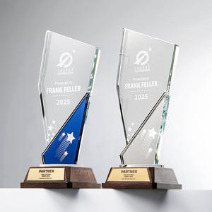 جائزة كريستال شفافة فريدة من نوعها لفعاليات الحرم الجامعي/تكريم المعلمين/جوائز تقدم الموظفين، مطبوعة بالأشعة فوق البنفسجية - Product Image 2