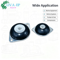 Support anti-vibrations en caoutchouc naturel, amortisseur de chocs, isolateur de vibrations pour véhicule marin, générateur, compresseur d'air, ventilateur, pompe à eau