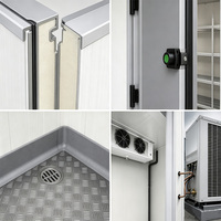 Chambre froide commerciale -30°C ° De la lettre C à +5 ° C |   Système de réfrigération pour entrepôt frigorifique personnalisé 220V 380V