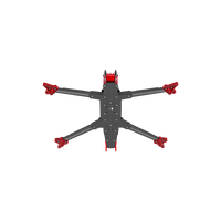 IFlight SH CineLR 7 Frame 7 pouces Kit de cadre FPV Bras en fibre de carbone 6mm avec haute vitesse Compatible avec les accessoires O4 Pro FPV