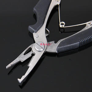 Alicates de pesca de acero inoxidable, cortador de señuelos multifuncional, herramienta de cuchillo portátil para aparejos de pesca - Product Image 2