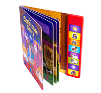 Livre audio personnalisé unisexe Boutons musicaux Jouet éducatif pour la petite enfance 2-4 ans Matériel en papier nouvel âge