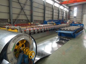 Chuyển tiếp bảng kim loại Container hình thành máy cho xe vận chuyển bảng điều khiển cơ thể hình thành bảng điều khiển tường máy làm - Product Image 3