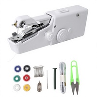 Nouvelle machine à coudre miniature portative, kit de couture manuel compact et multifonctionnel pour la maison