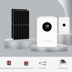 Sistema de Almacenamiento de Energía Solar Híbrido de 5.5KW, Kit Completo con Controlador MPPT, Batería de Iones de Litio, Montaje BIPV para Uso en Interiores y Exteriores - Product Image 2