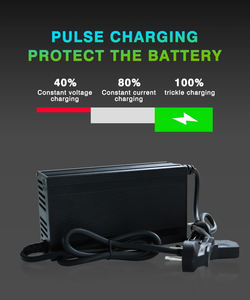 Usine en gros 48V 60V Scooter électrique chargeur rapide LCD fonction DC Port alarme 125W 150W sortie chargeur de batterie au Lithium-Ion - Product Image 5