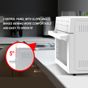 Family-Size 30L 1800W Stainless Steel Countertop Electric Air Fryer Oven Without Oil Pizza Toast 4 Accessories for Household Use - Product Image 5