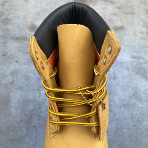 Bottes d'hiver de luxe en nubuck doublées de polaire, à lacets, chaudes, isolées, pour l'extérieur, décontractées, robustes, pour hommes - Product Image 4