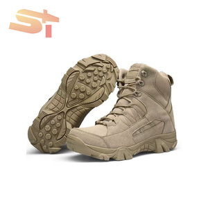 Zapatos de Exterior de PU con Cordones y Caña Alta SIKE para Hombre, Zapatos de Senderismo y Montañismo de Talla Grande, <span class=keywords><strong>Botas</strong></span> Tácticas - Product Image 3