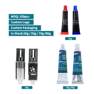 Pegamento de Construcción WBG E-30CL 50ml 2:1 AB, Pegamento de Dos Componentes de Baja Viscosidad Transparente, Adhesivo de Resina Epoxi para Plástico y Polietileno - Product Image 5