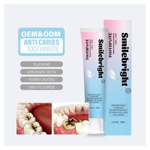 <span class=keywords><strong>Oem</strong></span> Fluoride chống khoang kem đánh răng biểu tượng tùy chỉnh thiết kế miễn phí kem đánh măng-fda đăng ký, CE chứng nhận cho thị trường EU - Product Image 1